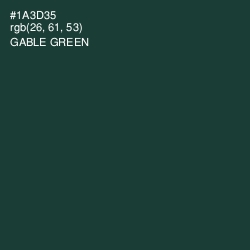 #1A3D35 - Gable Green Color Image